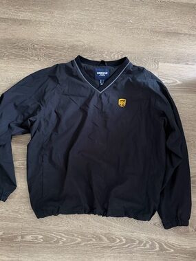 UPS Black V-Neck Long Sleeve Pullover